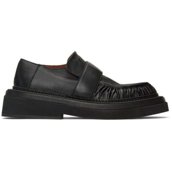 Marsell Alluce Loafer 39 9 Womens Black Leather New Current - Picture 1 of 13